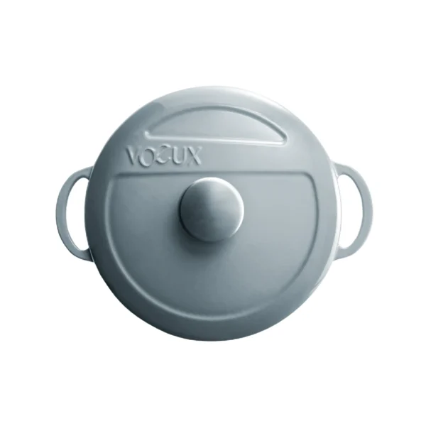 Voeux Gracieuse Round Casserole 24 cm Grey - -Voeux Kitchen