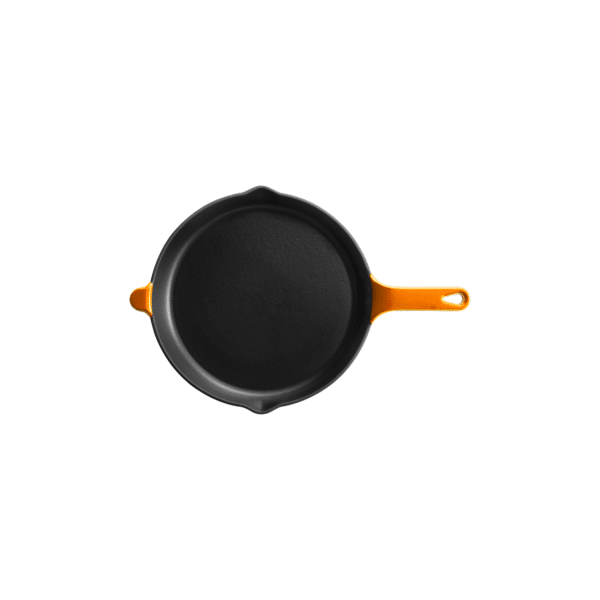 Voeux Amusant Düz Döküm Tava 27 cm Turuncu - -Voeux Kitchen